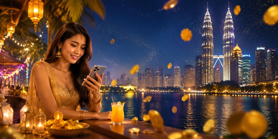 Pemain di Kuala Lumpur menggunakan telefon pintar untuk mendaftar dan bermain di platform rm200