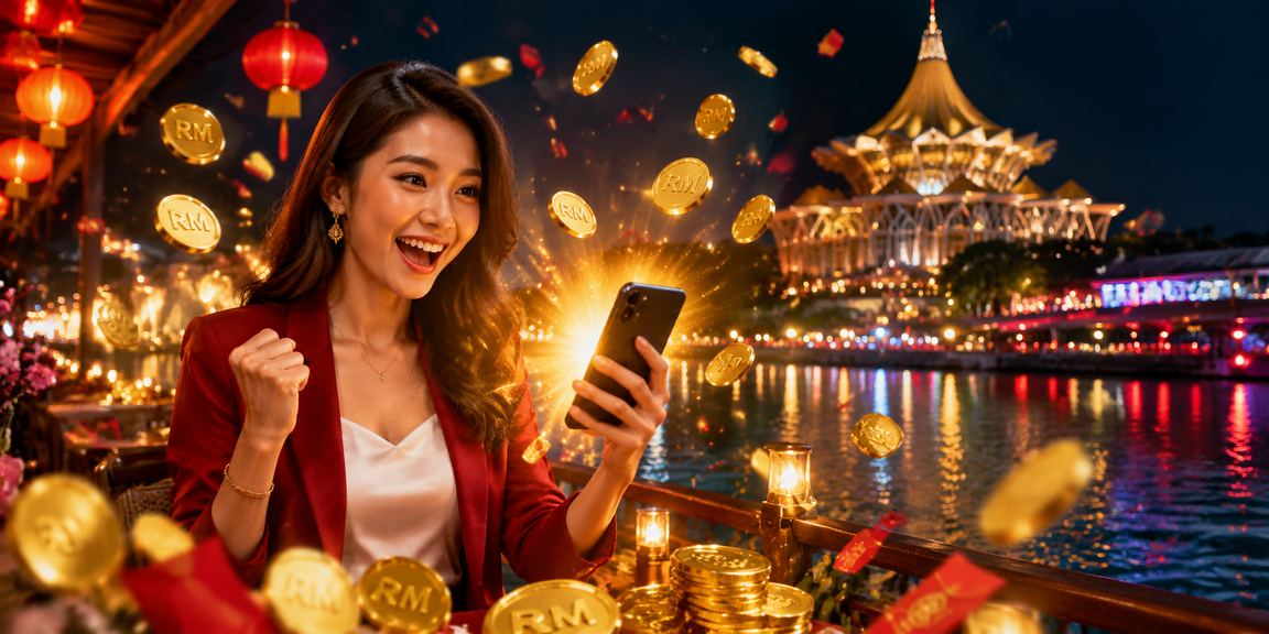 Pemain dari Kuching menyemak bonus pendaftaran dan kaedah deposit kasino dalam talian