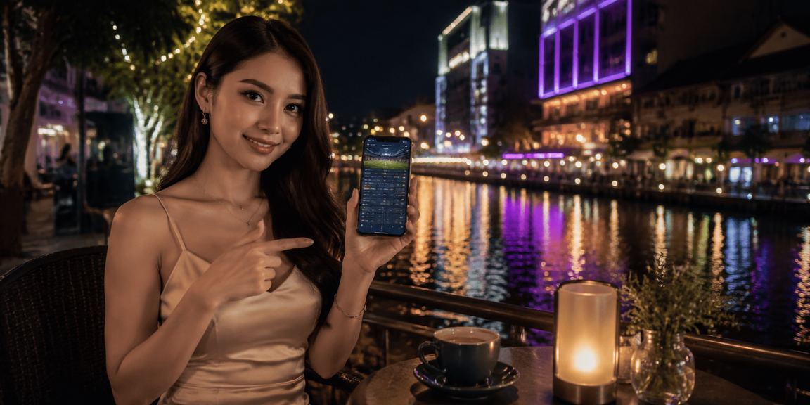 Pengguna Malaysia menggunakan telefon pintar untuk mengakses platform rm200 secara bertanggungjawab di Melaka