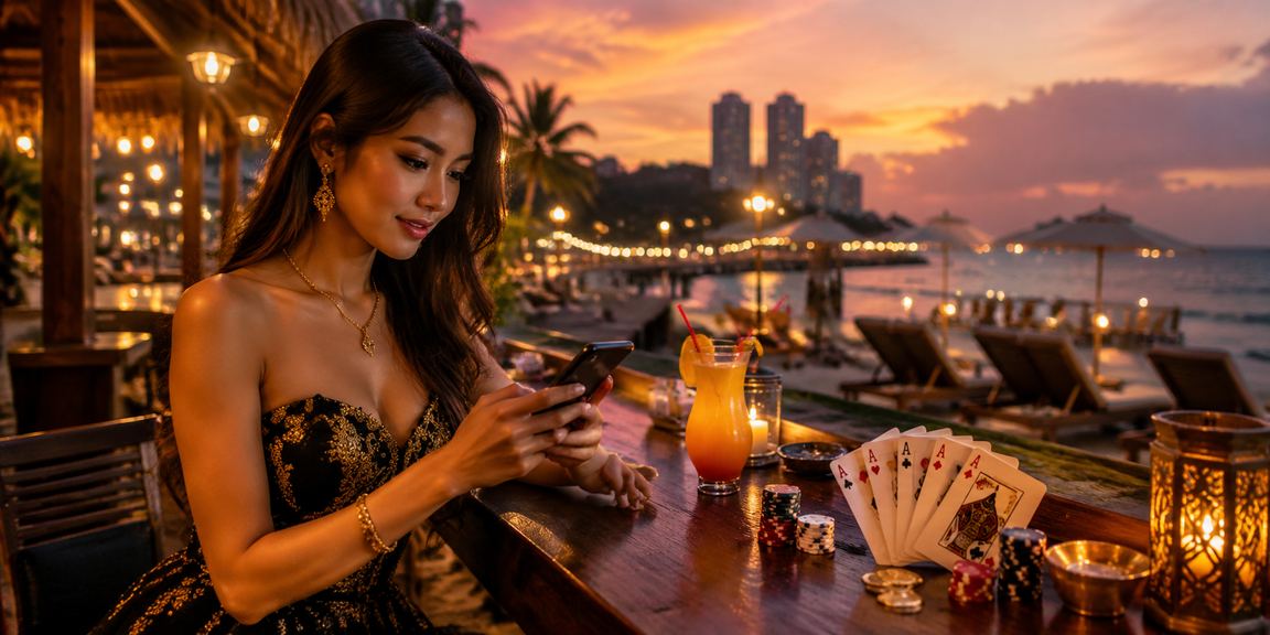 Permainan Teen Patti dalam talian dengan suasana khas Terengganu dan elemen budaya tempatan